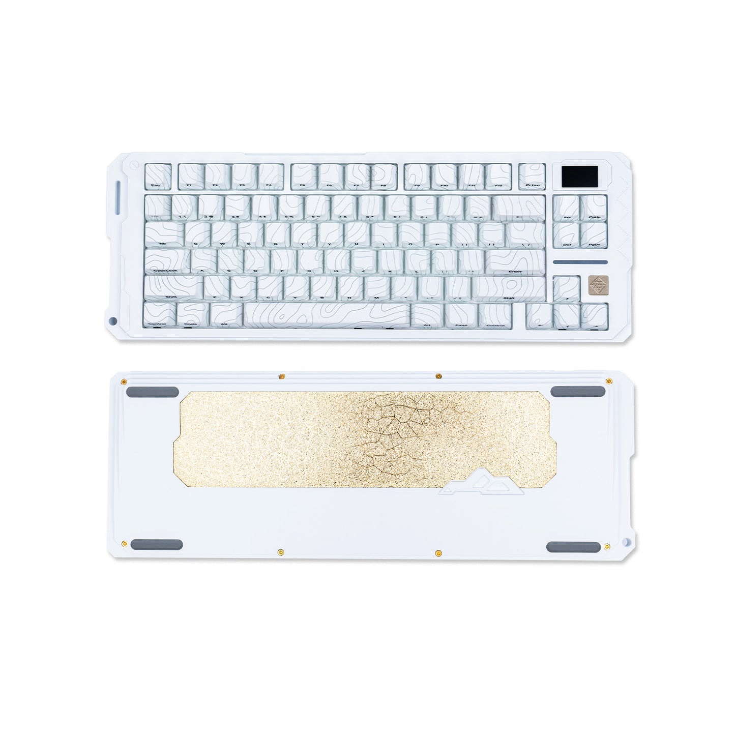 Sikakeyb Castle Hm80 He Electrophoresis white Gaming Aluminum Magnetic Keyboard