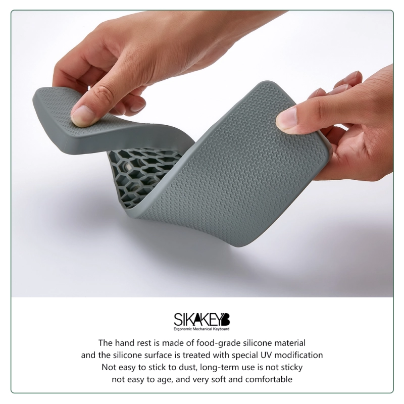 Sikakeyb Keyboard Wrist Suitable for 68/84/87 Silicone Hand Support
