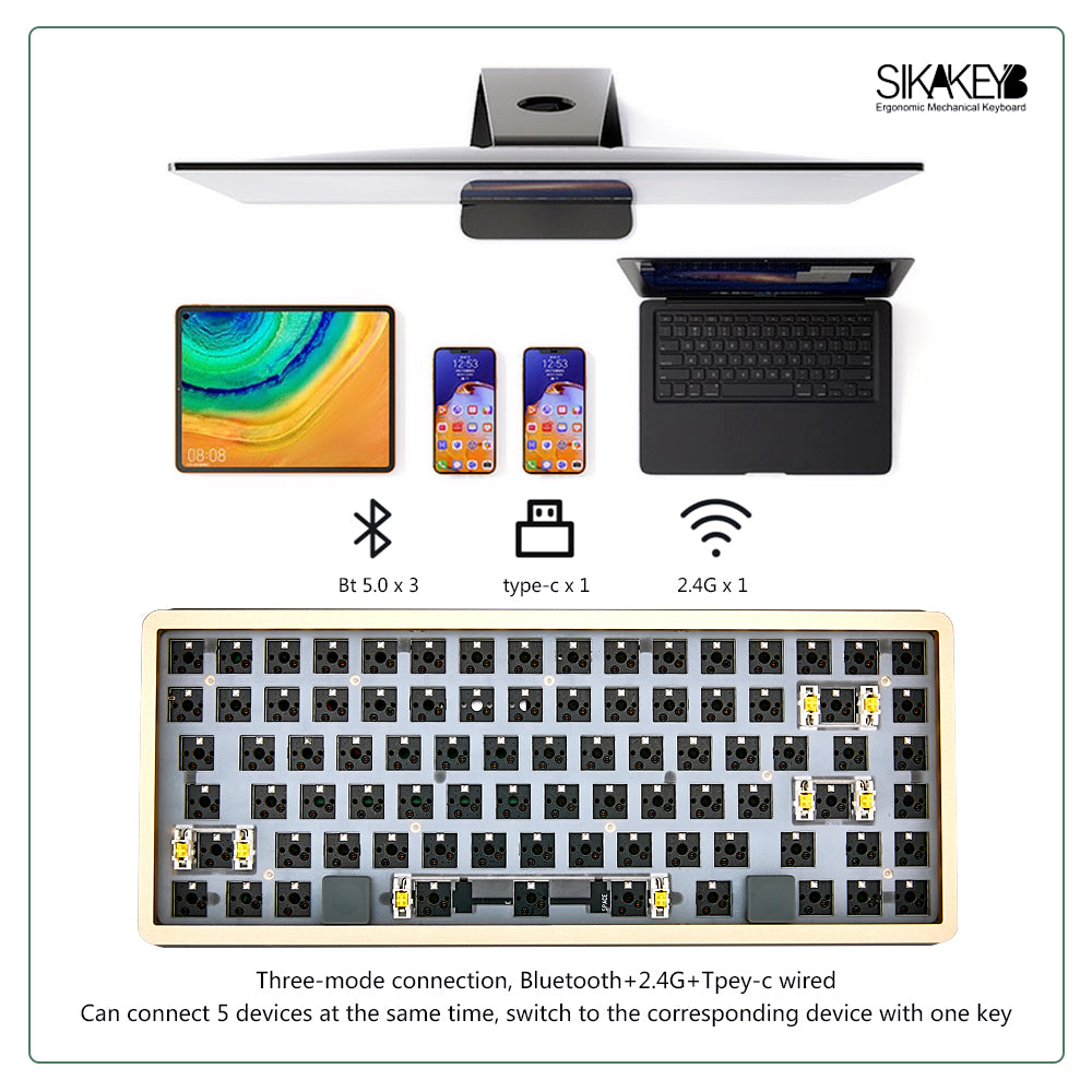 Sikakeyb Sk5 Castle %75 Mechanical Keyboard Kit