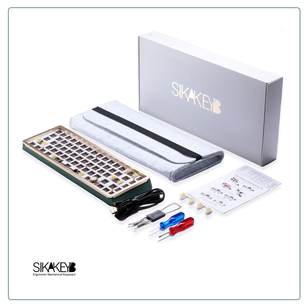 Sikakeyb Sk6 Castle 68 Key %65 Knob Mechanical Keyboard Kit