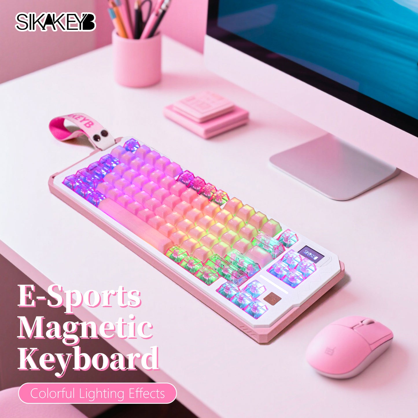 Sikakeyb Castle Hm80 He Esports Games Aluminum Magnetic Keyboard