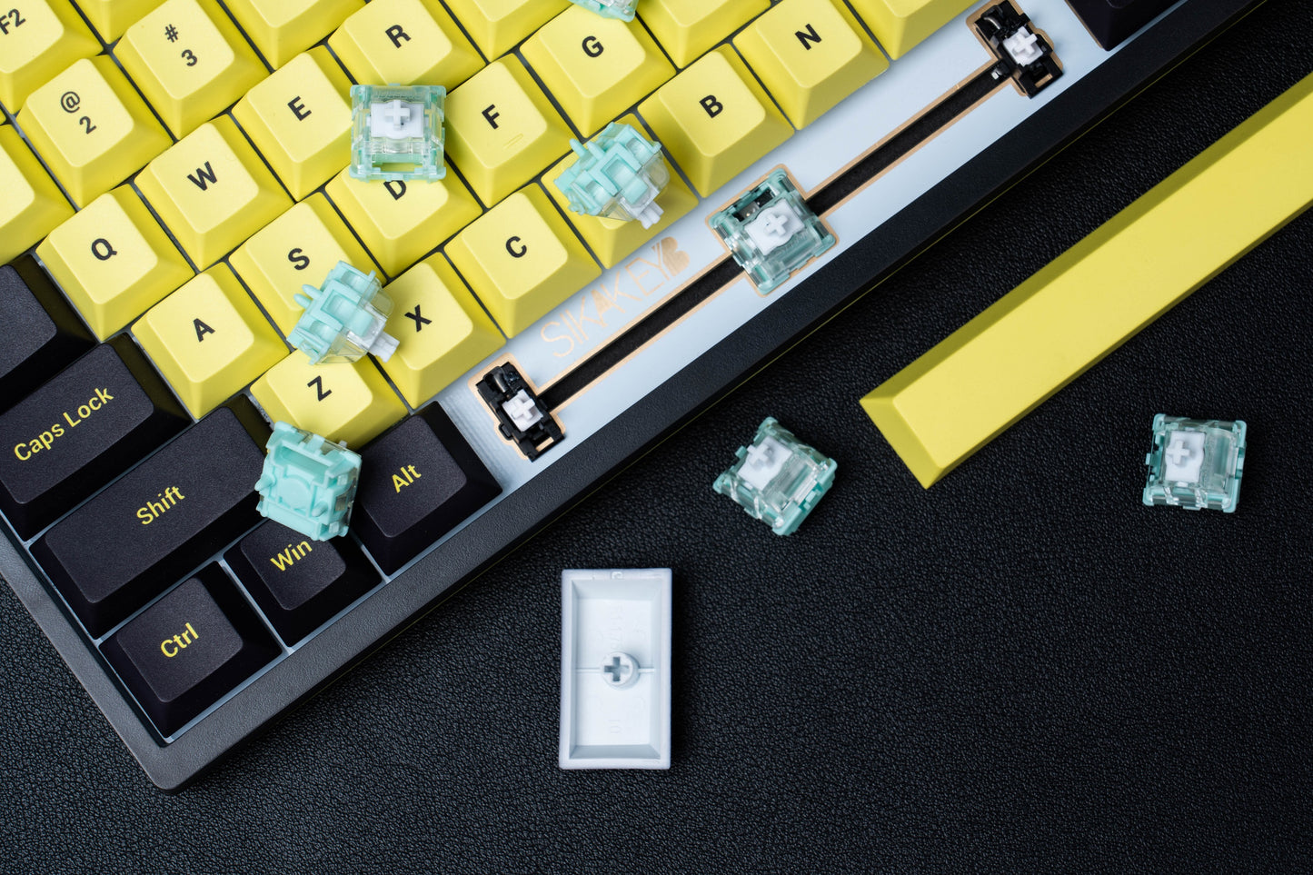 Sikakeyb Castle Ck75 Yellow 83 Keys 75% Magnetic Keyboard
