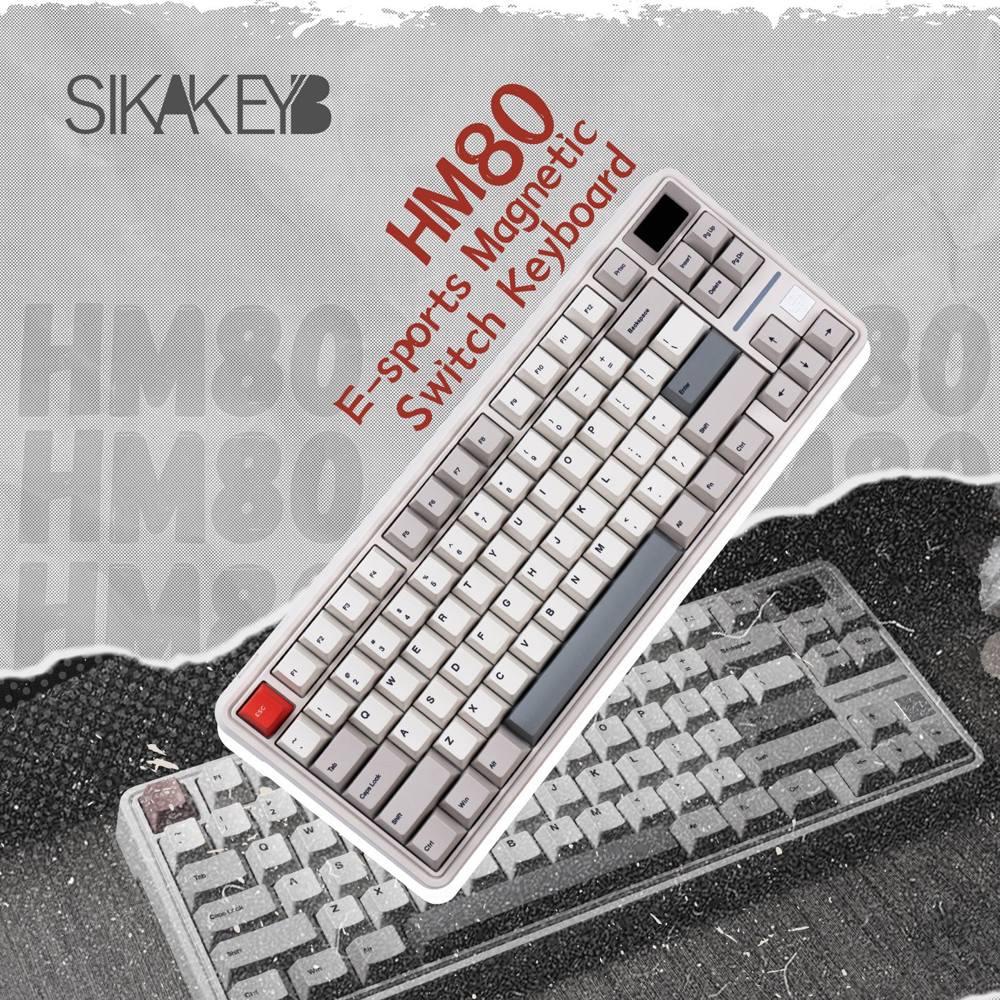 Sikakeyb Castle HM80 82 Tasten 80 % magnetische Tastatur