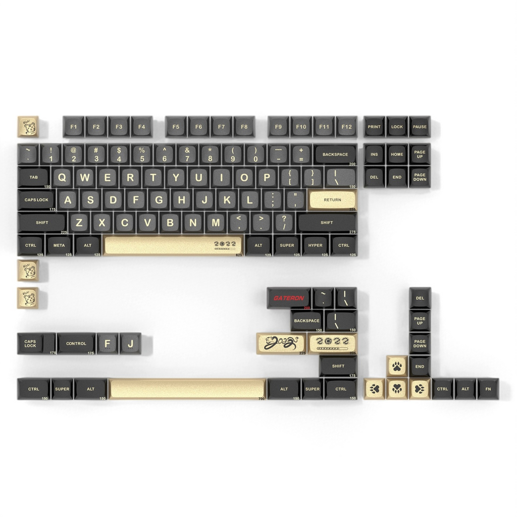 Aluminum Alloy Full Set Keycaps- Chinese Year Of Tiger