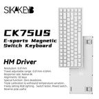 Sikakeyb Castle CK75US 83 Keys 75% Magnetic Keyboard