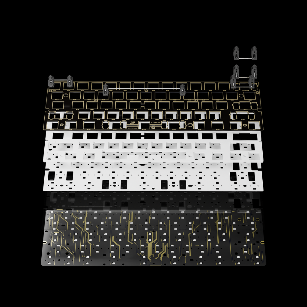 GATERON GT60 Ultra HE Magnetic Keyboard PCB - Dual LED Glow PCB
