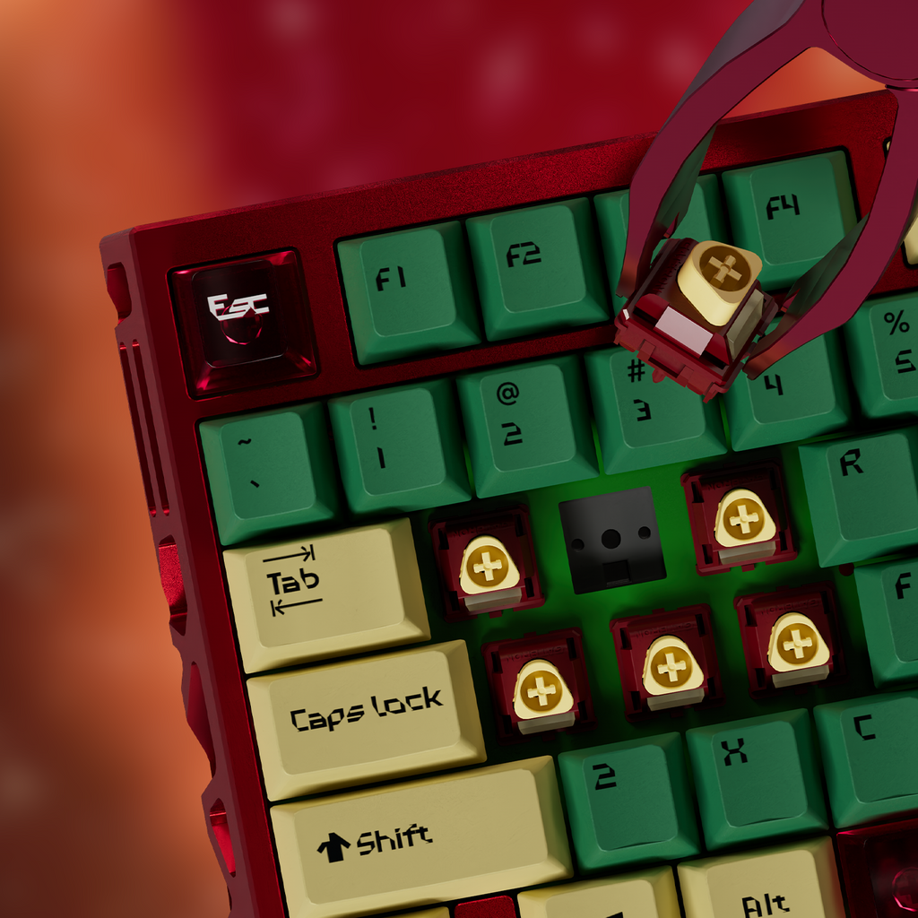 Keycap Switch Puller With Switch Opener 3-in-1 Customization Tool