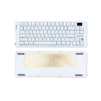Sikakeyb Castle Hm80 He Elektrophorese weiß Gaming Aluminium Magnetische Tastatur