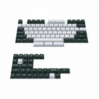 Sikakeyb Magnetic Keyboard Custom Keycap Set Doubleshot Pbt （Lime mint）Greenish white