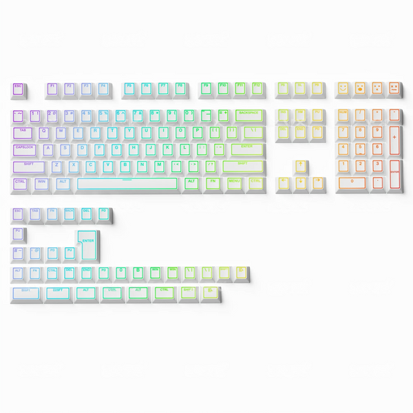 Sikakeyb PRISM Shine-Through Double-Shot PBT Keycap Set