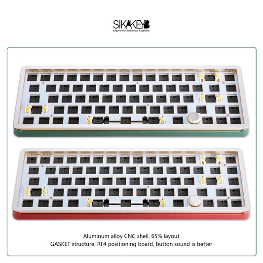 Sikakeyb Sk6 Castle 68 Key %65 Knob Mechanical Keyboard Kit