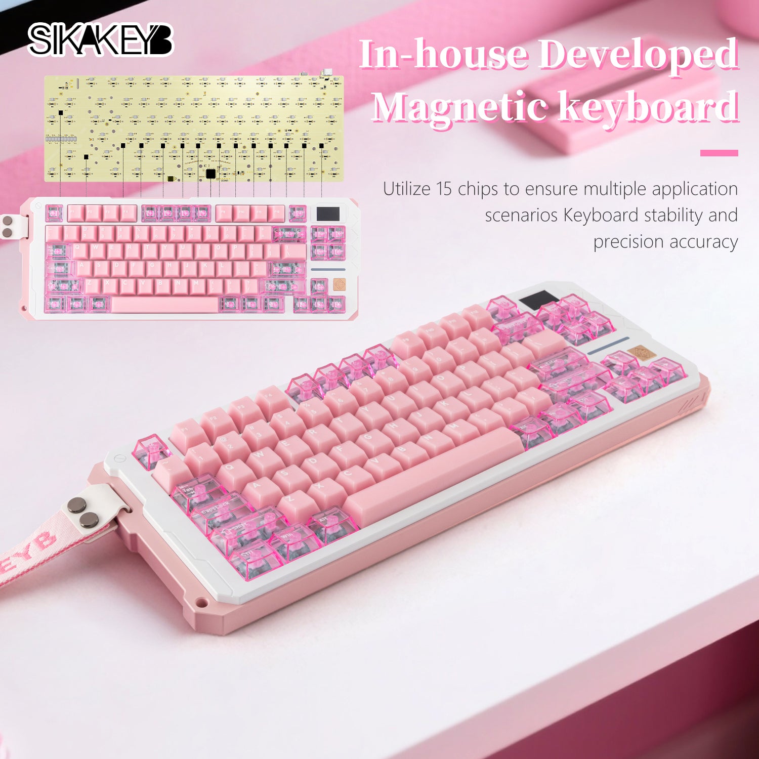 Sikakeyb Castle HM80HE Aluminum Magnetic Keyboard