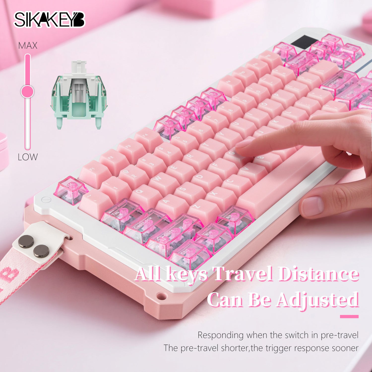 Sikakeyb Castle HM80HE Aluminum Magnetic Keyboard