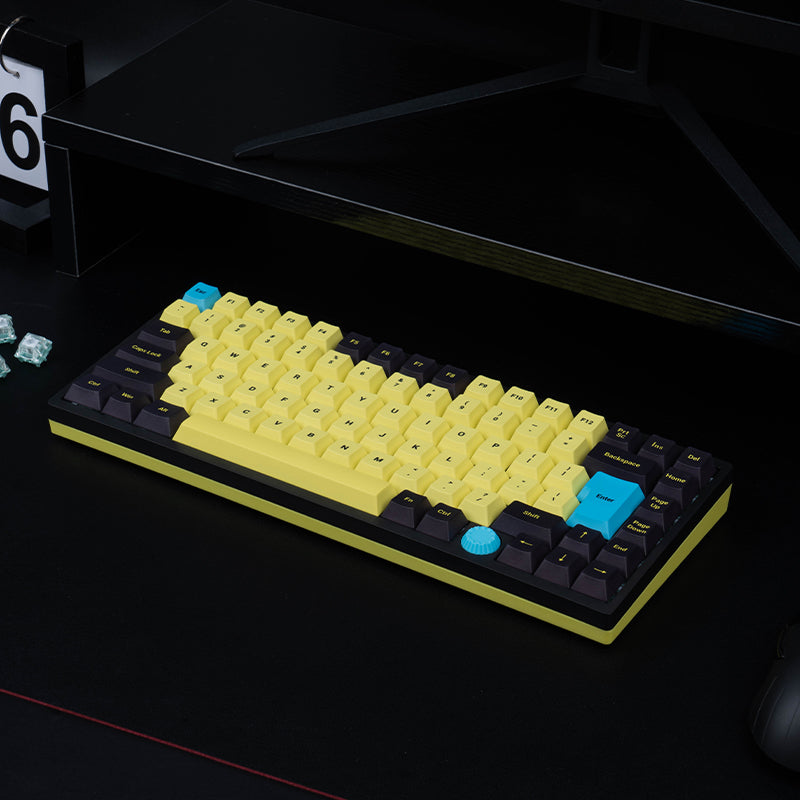 Sikakeyb Castle Ck75 Yellow 83 Keys 75% Magnetic Keyboard