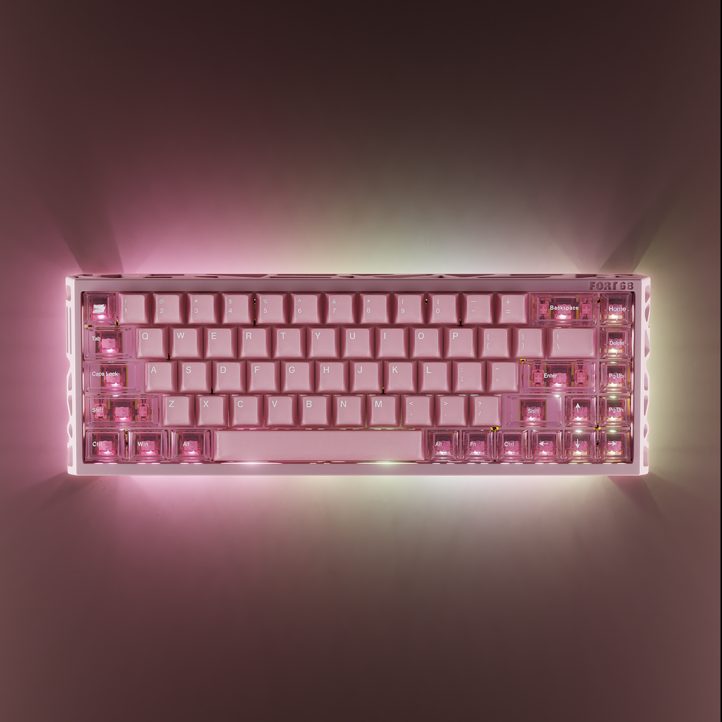 Sikakeyb x Gateron FORT68 Sakura Collab Limited GT68 Ultra PCB Edition Set