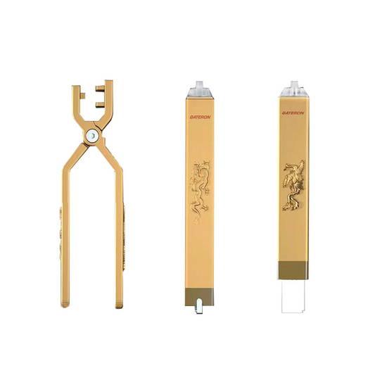 Switch Opener Switch Puller Keycap Puller Dragon and Phoenix Emboss Tool Set